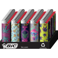 BIC Lighter Leaf Design 50ct (Counter Culture )